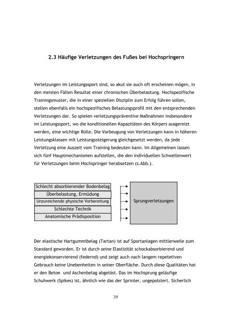 Der Tapeverband am Sprunggelenk als technischer Bestandteil zur ...