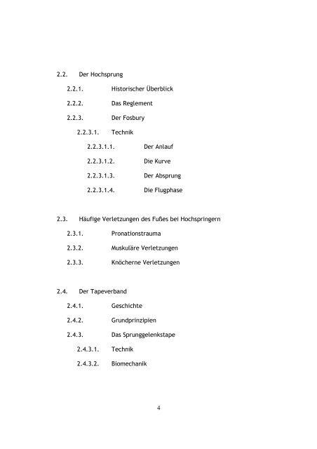 Der Tapeverband am Sprunggelenk als technischer Bestandteil zur ...