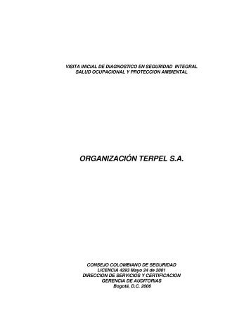 ORGANIZACIÓN TERPEL S.A. - Consejo Colombiano de Seguridad