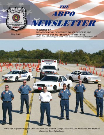 NEWSLETTER - The Association of Retired Police Officers is an ...