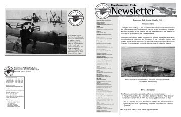 May 2008 Newsletter - Northrop Grumman Retiree Club