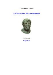 Ad Marciam - Traduzioni integrali di Luigi Chiosi