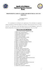 PRBRES Resolution No. 18 (brokers) dated September 23, 2011
