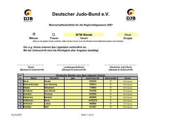 BTW Bünde 07 - Nordrhein-Westfälischer Judo-Verband e.V.