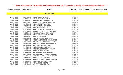 Mid-Year Bonus and Cash Gift 2013