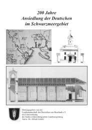 200 Jahre Ansiedlung der Deutschen im Schwarzmeergebiet