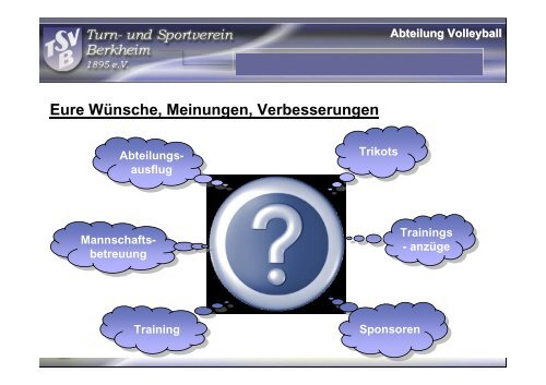 Protokoll Abteilungssitzung Volleyball - TSV Berkheim
