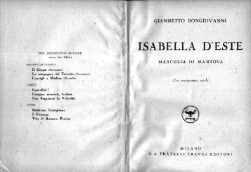 1939 - Giannetto Bongiovanni - Isabella d'Este e il Sacco di Roma