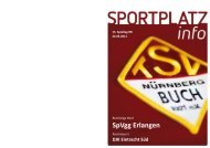 SpVgg Erlangen - TSV Nürnberg-Buch 1921 eV