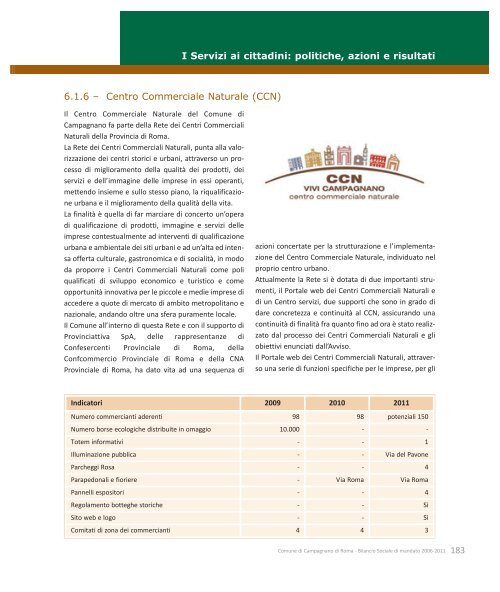 servizi ai cittadini - Comune di Campagnano di Roma