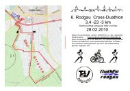 6. Rodgau Cross-Duathlon 3,4 -23 -3 km 28.02 ... - TSV Dudenhofen