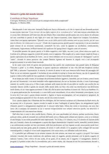 leggi il documento - Progetto Stresa