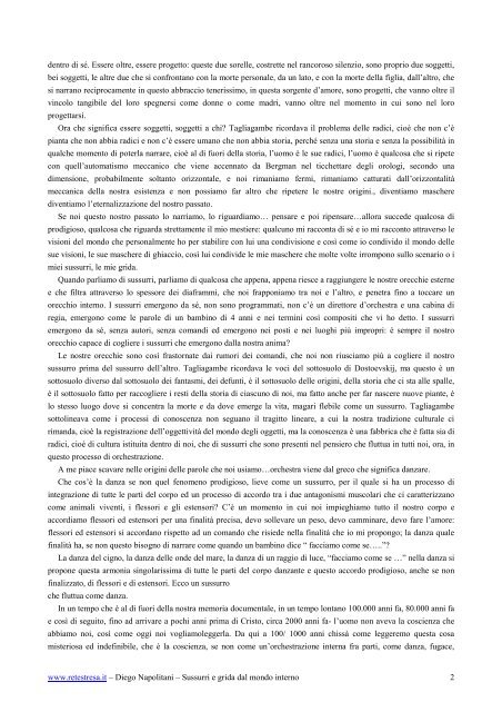 leggi il documento - Progetto Stresa