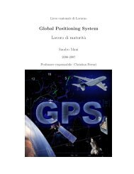 Global Positioning System Lavoro di maturit`a - Liceo cantonale di ...