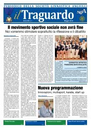 numero 1 (maggio 2012) - Societa' Ginnastica Angiulli