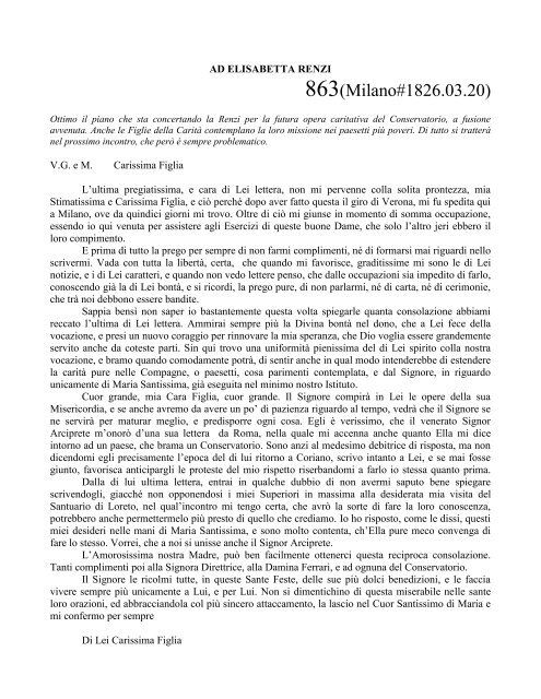 epistolario ii / 2 - S.Maddalena di Canossa