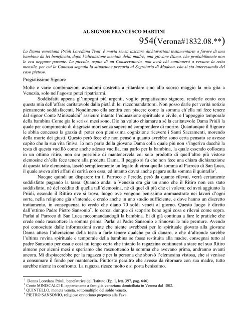 epistolario ii / 2 - S.Maddalena di Canossa