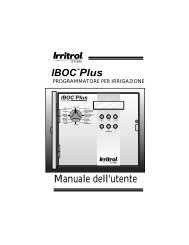 Manuale dell'utente TMPlus - Irritrol