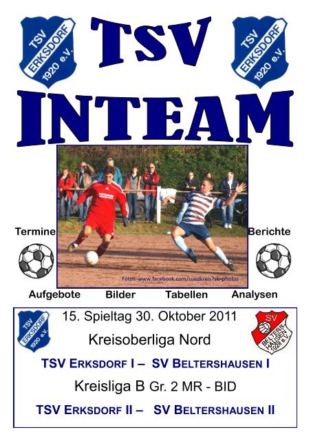 Ausgabe 7 vom 30.10.2011 gegen SV Beltershausen - TSV Erksdorf