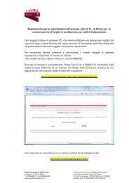 Regolamento per comunicare le targhe in ... - Roma mobilita