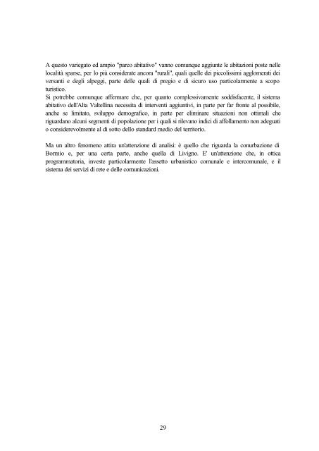 Piano pluriennale di sviluppo socio-economico della Comunità ...