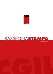 leggi la rassegna - CGIL Basilicata