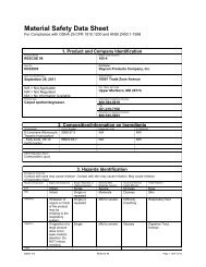 Material Safety Data Sheet - Daycon