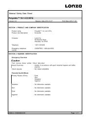 Polyaldo™ 10-1-CC KFG Caution - Lonza