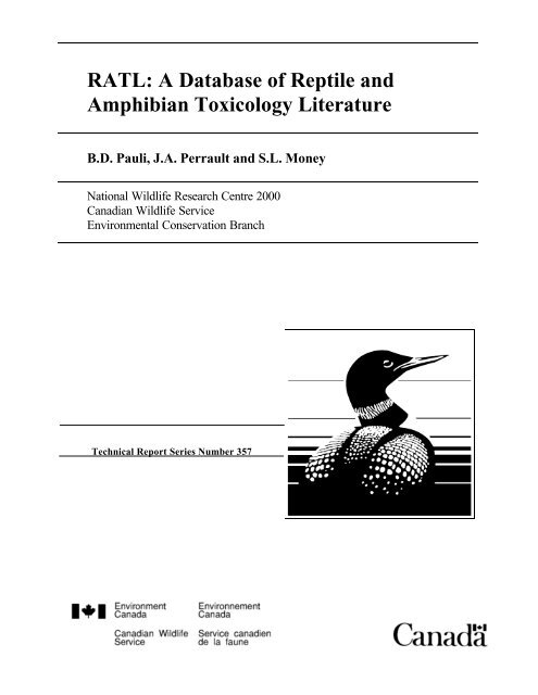 RATL: A Database of Reptile and Amphibian Toxicology Literature