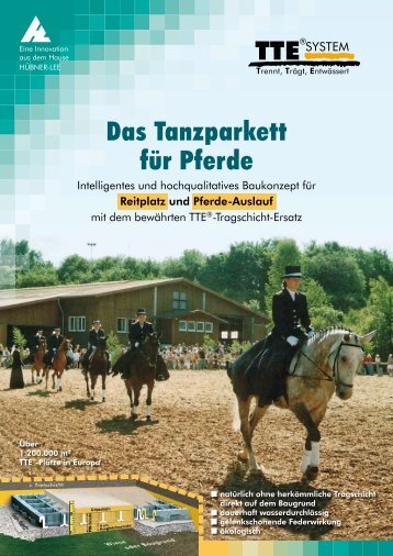 Das Tanzparkett für Pferde