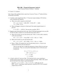 Time Value of Money Homework Solutions