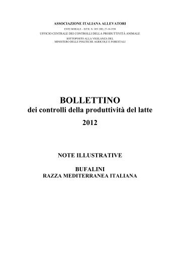 Bufali - AIA - Associazione Italiana Allevatori