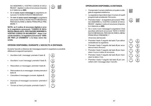 Manuale d'uso Tech Memo - Telecom Italia