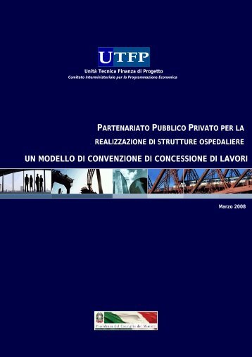 un modello di convenzione di concessione di lavori - UTFP