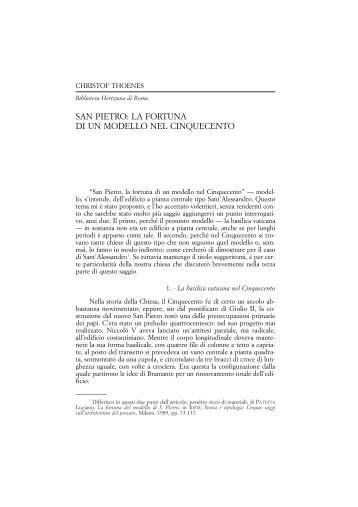 Thoenes - Centro Studi Storici dei PP. Barnabiti - Index