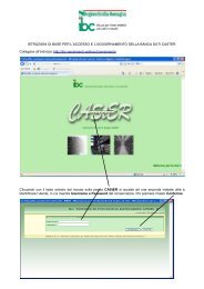 ISTRUZIONI PER L'ACCESSO ALLA BANCA DATI ... - xDams