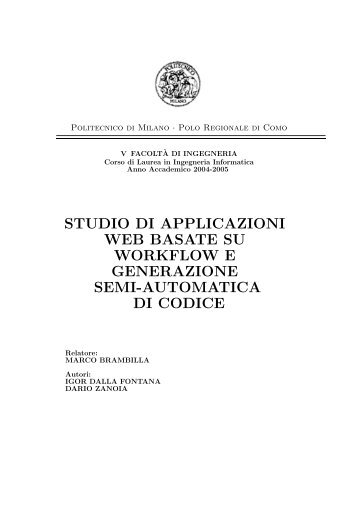 Thesis full text PDF - Politecnico di Milano