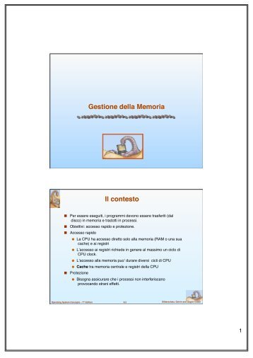 Gestione della Memoria