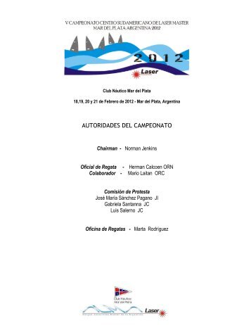 Instrucciones de regata - Club Náutico Mar del Plata