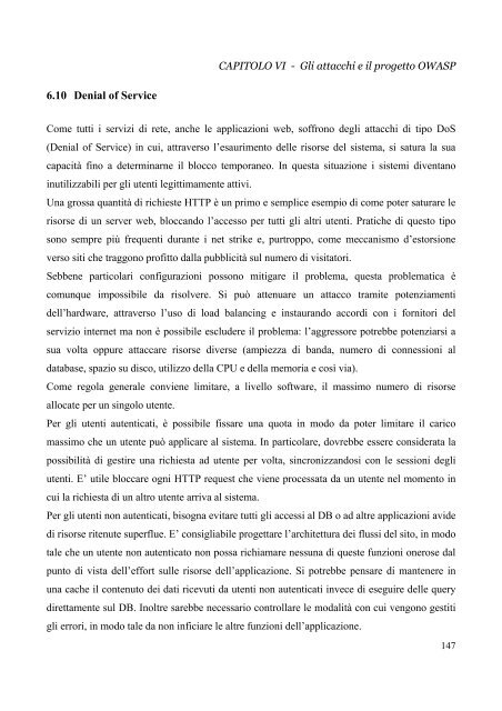 analisi e gestione della sicurezza di una complessa applicazione ...