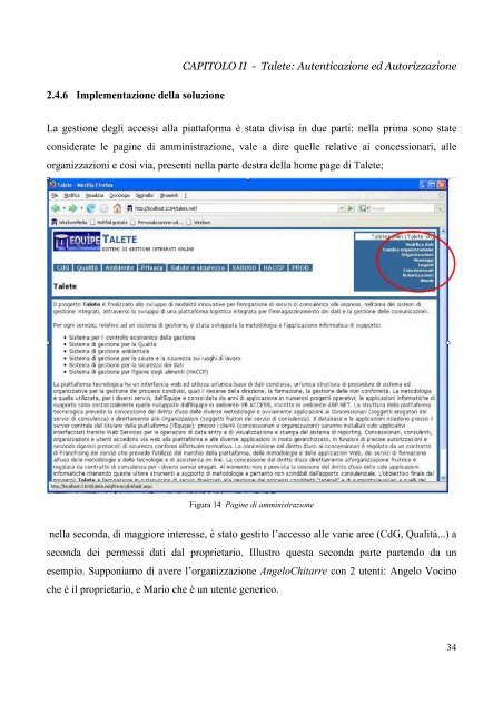 analisi e gestione della sicurezza di una complessa applicazione ...