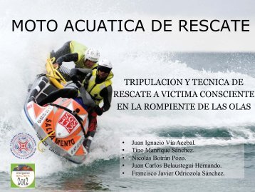 moto acuatica de rescate - Federación de Salvamento e Socorrismo ...