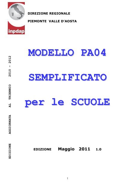 mod.PA04 semplificato scuola 2010-12 - Centro servizi ...