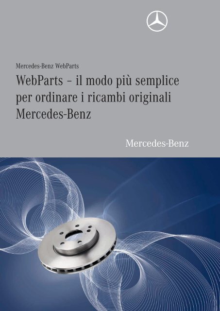 Opuscolo informativo WebParts - Mercedes-Benz