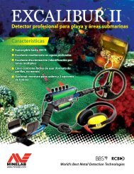 Detector profesional para playa y áreas submarinas ... - Minelab