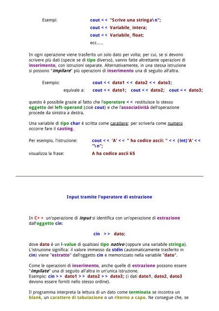 CORSO C++ STANDARD - Didattica.it