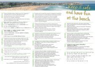 Stay safe at the beach brochure with new ... - Waverley Council