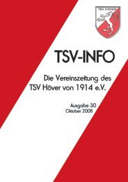 TSV-INFO - TSV Höver