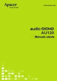 Manuale utente - Apacer