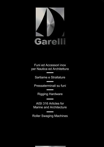 Catalogo generale - Main catalogue 2009 (pdf - 3.4 MB) - Garelli